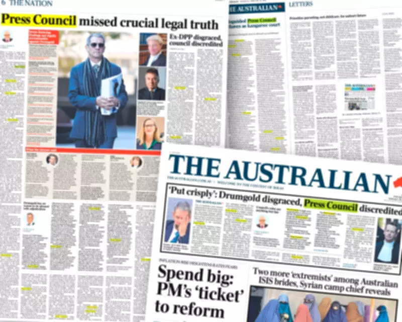 The Australian's 4,000-Word Rant Against Press Council Over Drumgold Ruling