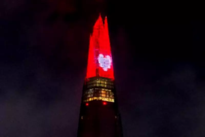The Shard to Glow with Giant Heart for Valentine's Day Spectacle