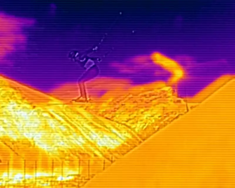 Thermal Imaging Creates Poetic Winter Olympic Art at Milano Cortina 2026