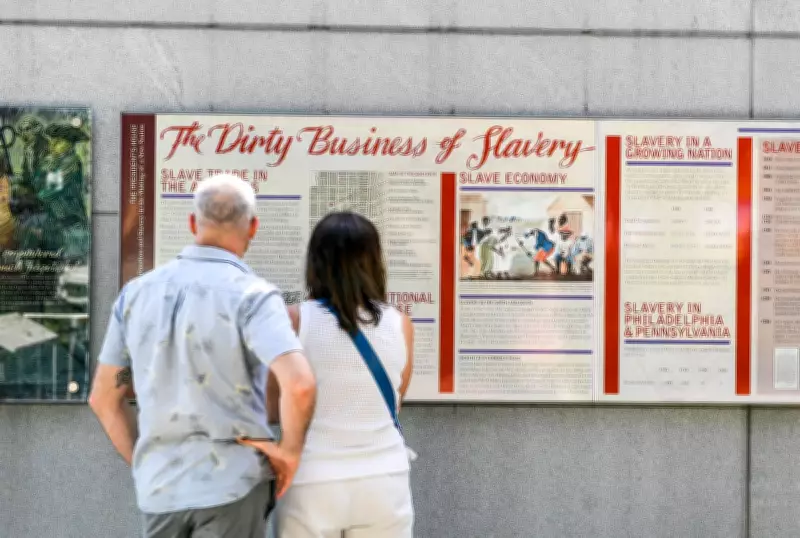 Trump's 'History Rewrite' Order Forces Removal of Slavery Panels at Philadelphia Landmark