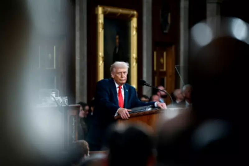 Trump's Record-Long State of the Union Address Fails to Resonate Amid Declining Ratings