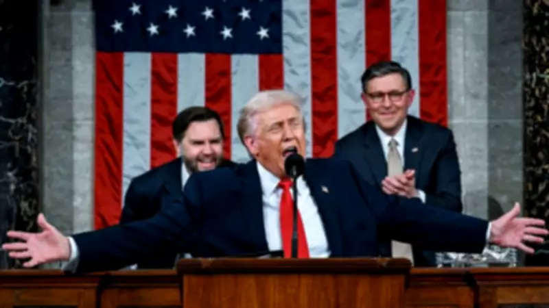 Trump's State of the Union Address: A Showbiz Spectacle Lacking Substance