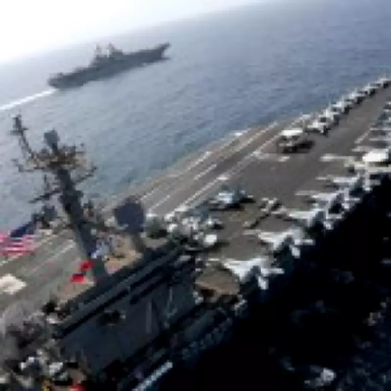 US F-35 Jet Downs Iranian Drone Near Carrier in Arabian Sea