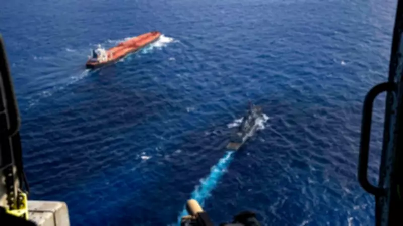 US Forces Board Sanctioned Venezuela-Linked Oil Tanker in Indian Ocean Operation