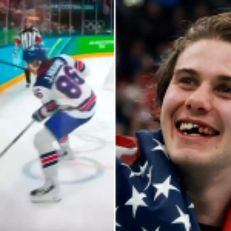 US Hockey Star Jack Hughes Loses Tooth in Winter Olympics Gold Medal Victory