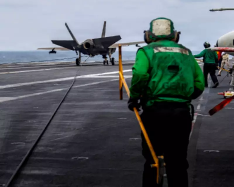 US Navy F-35C Shoots Down Iranian Drone Approaching Carrier in Arabian Sea