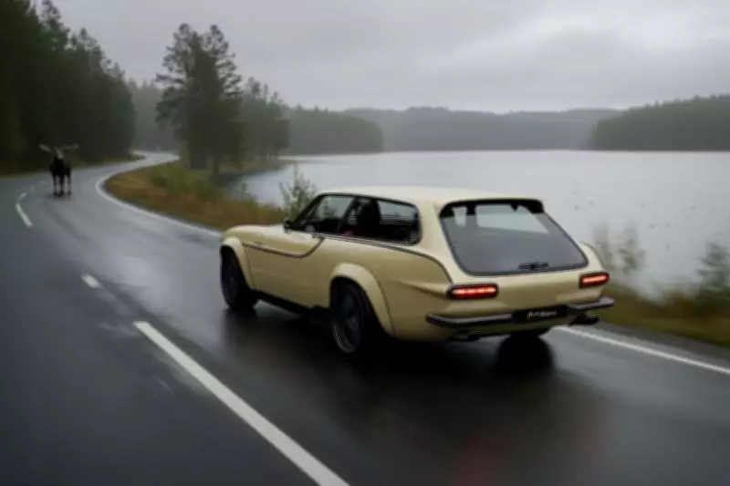 Volvo P1800ES Reborn as Norrsken Restomod with Turbo Power