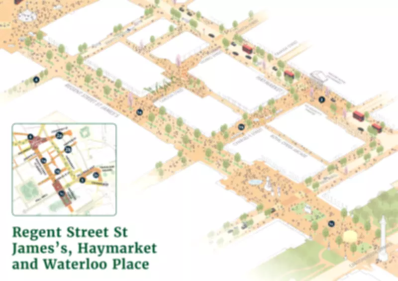 West End Pedestrianisation Plan: New Public Plaza for London