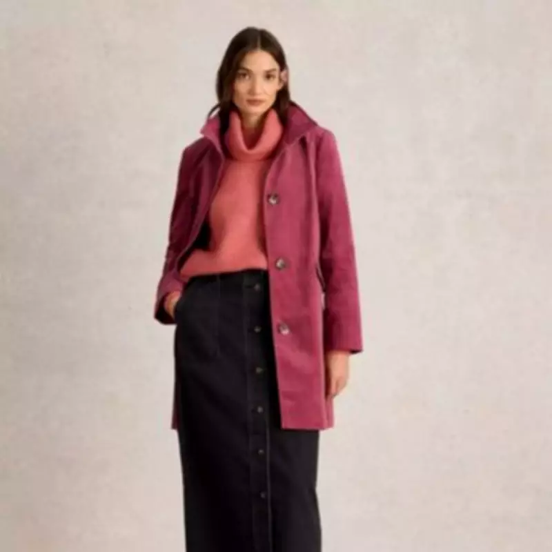 White Stuff's Velvet Coat Earns Rave Reviews for Versatile Style