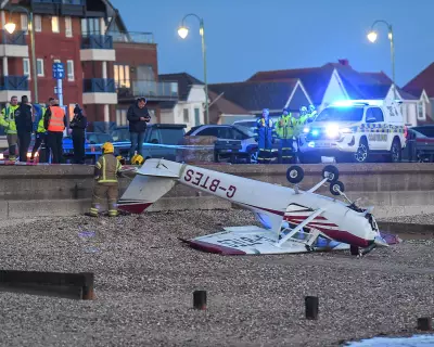 Pilot Survives Beach Crash in Gosport After Plane Plummets onto Shore
