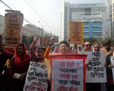 Women's Rights Protests Erupt in Dhaka Amid Islamist Party's Election Surge