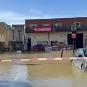 Caledonian Road Flooded by Burst Water Main, Homes Without Supply