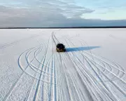 Estonia's Frozen Highway: Ice Road Opens Between Islands Amid Arctic Chill