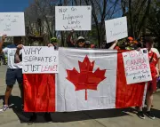 First Nations Protest Alberta Independence Rally in Edmonton Amid US Separatist Talks