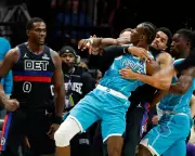 NBA Brawl Erupts as Hornets-Pistons Clash Leads to Four Ejections