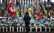 New York Snowfall Marks Ukraine War Anniversary in Photo Series