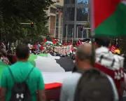 Palestine Action Group Stages March During Israeli President's Visit to Australia