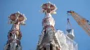 Sagrada Familia Reaches Maximum Height as Cross Crowns Tower of Jesus Christ