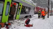 Swiss Train Derails Following Suspected Avalanche, Five Injured