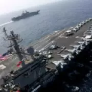 US F-35 Jet Downs Iranian Drone Near Carrier in Arabian Sea