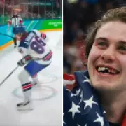 US Hockey Star Jack Hughes Loses Tooth in Winter Olympics Gold Medal Victory