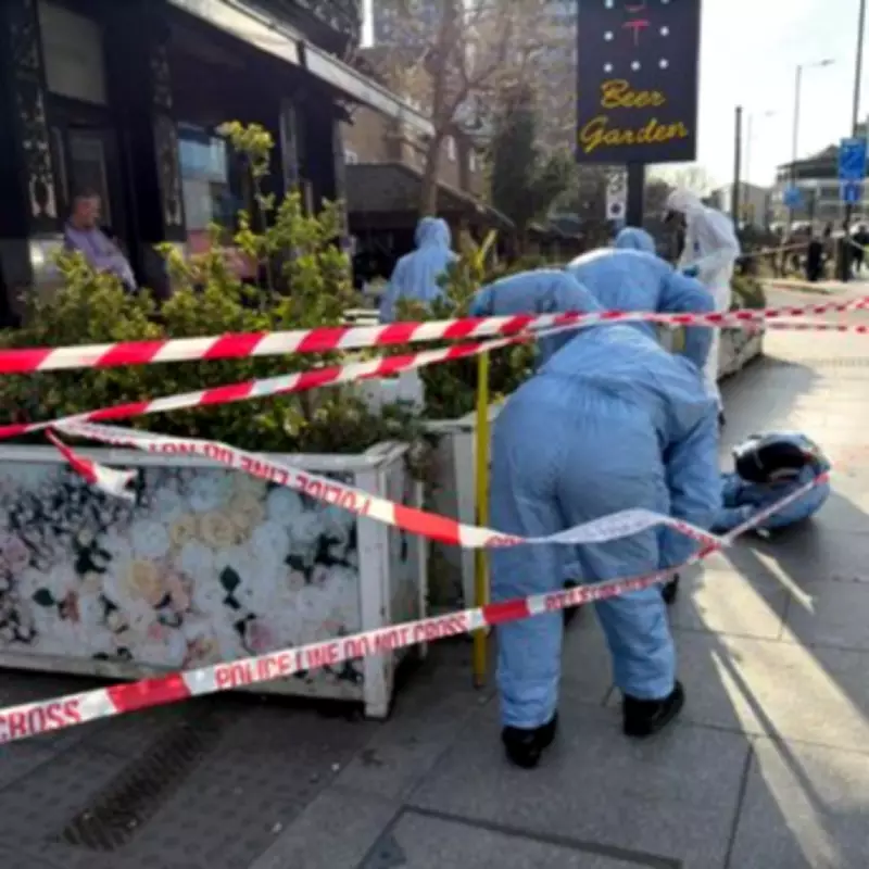Battersea Stabbing: First Photos Reveal Extensive Crime Scene Investigation