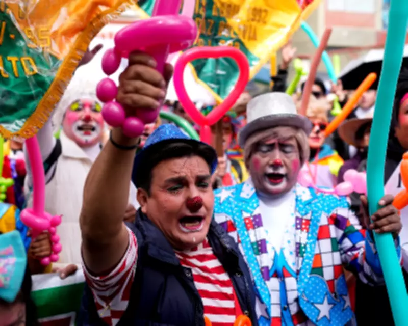 Bolivian Clowns Protest School Party Ban, Fearing Economic Ruin