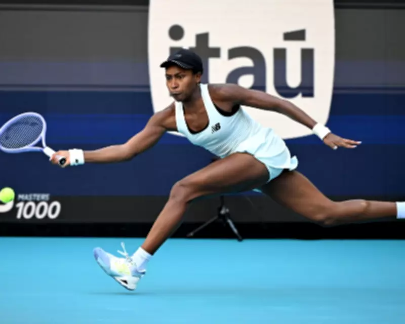 Coco Gauff Dominates Muchova 6-1, 6-1 to Reach First Miami Open Final