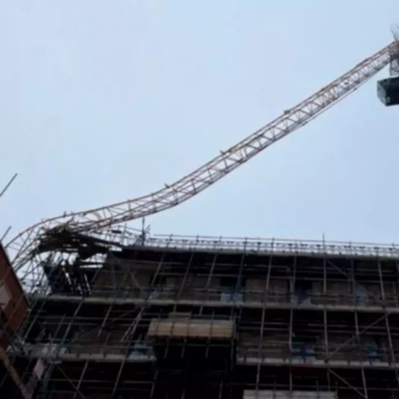 Crane Collapses at West London Construction Site, 100 Evacuated