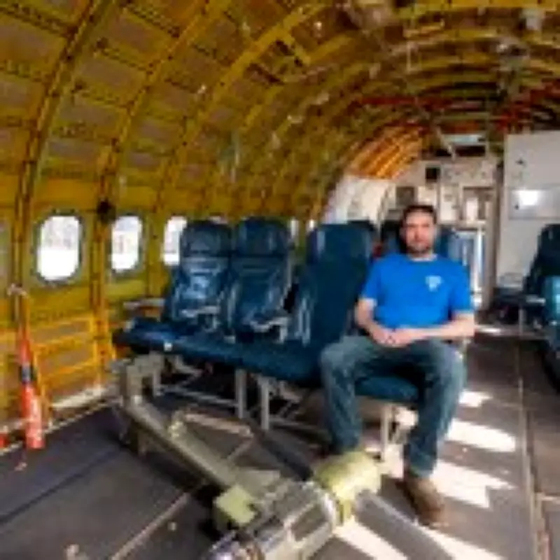 Derbyshire Man Buries Boeing 737 in Garden as Dual-Use Nuclear Bunker