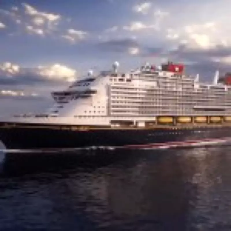Disney's Largest Cruise Ship Sets Sail with 250-Metre Sea Roller Coaster