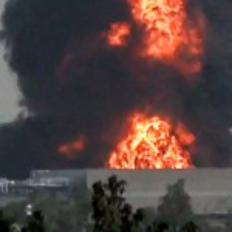 Dubai Airport Flights Grounded After Drone Strike Ignites Fuel Tank