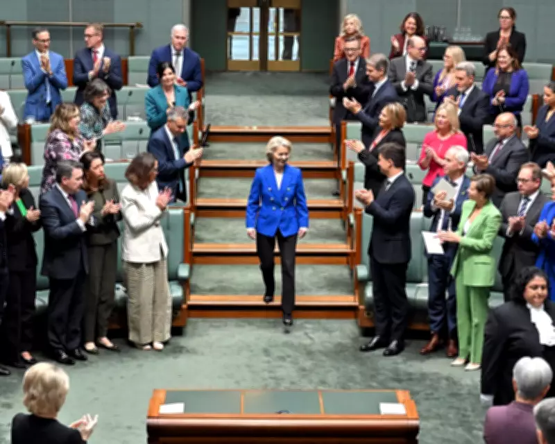 EU's Von der Leyen Warns Australia: Distance No Shield from Global Chaos