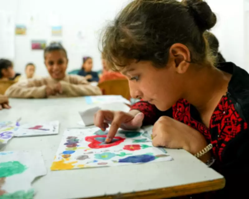 Gaza's Children Find Solace in Red Crescent Mental Health Center