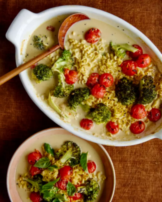 Georgina Hayden's Spiced Roast Noodle Traybake: A Quick Family Dinner