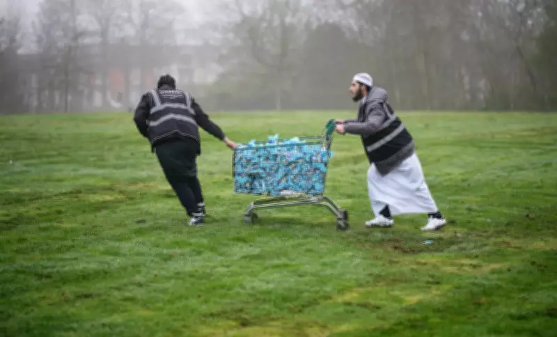 Global Photo Highlights: From K-Pop Drones to Eid Prayers and Political Protests