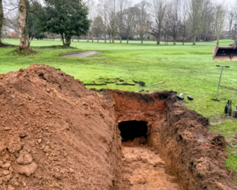 Golf Course Sinkhole Uncovers 12th-Century Wine Cellar Sealed for a Century