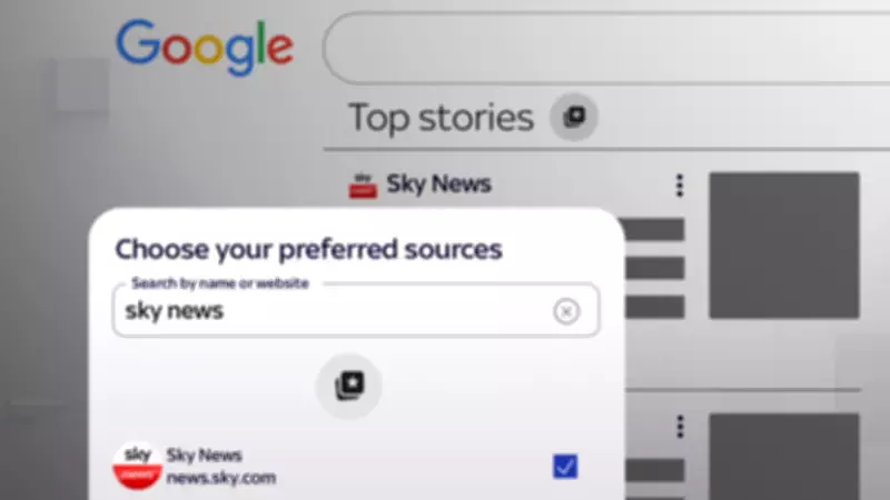 Google Introduces Tool to Customize News Sources, Including Sky News
