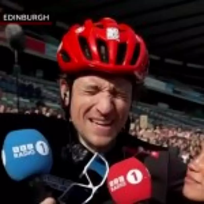 Greg James Breaks Down in Tears After Completing Comic Relief Tandem Cycle Challenge