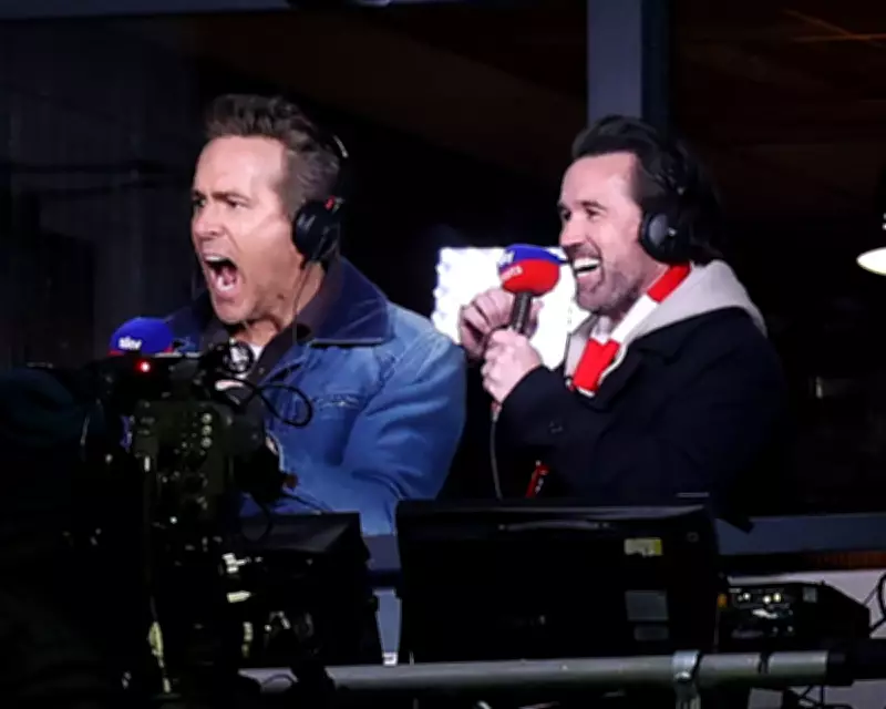 Hollywood in the Commentary Box: Wrexham's Celebrity Owners Take Over Sky Sports Broadcast