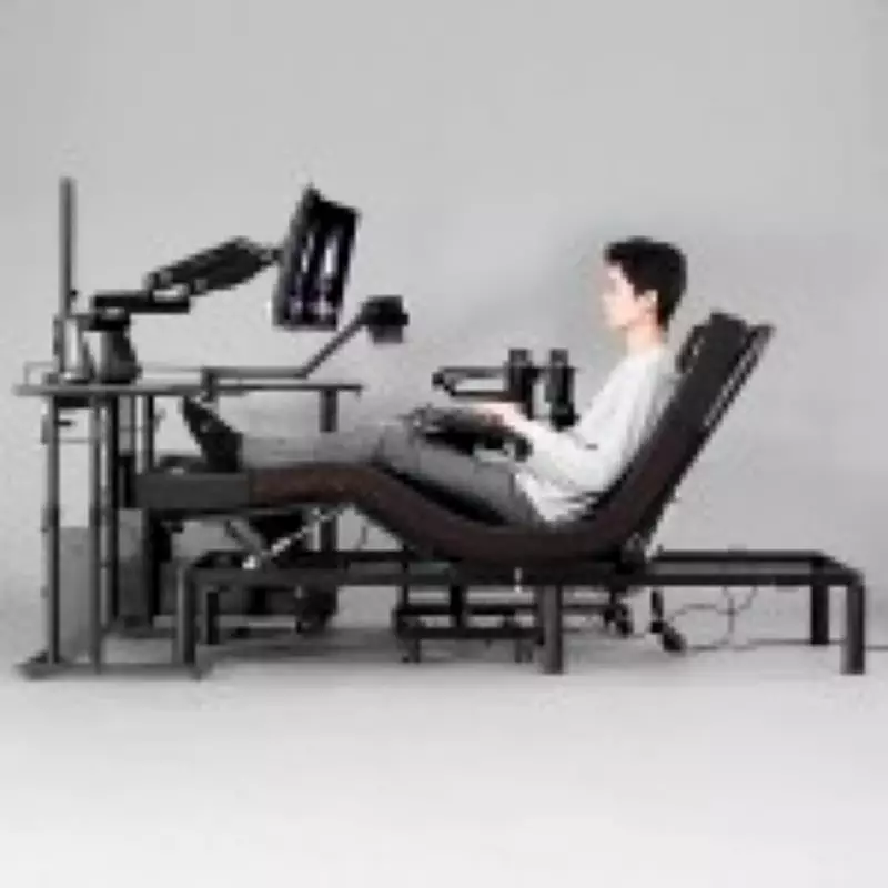 Japanese 'Gaming Bed' Desk Raises Health Concerns for Remote Workers