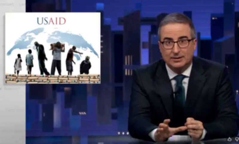 John Oliver Condemns Trump's USAID Dismantling as 'Man-Made Disaster'