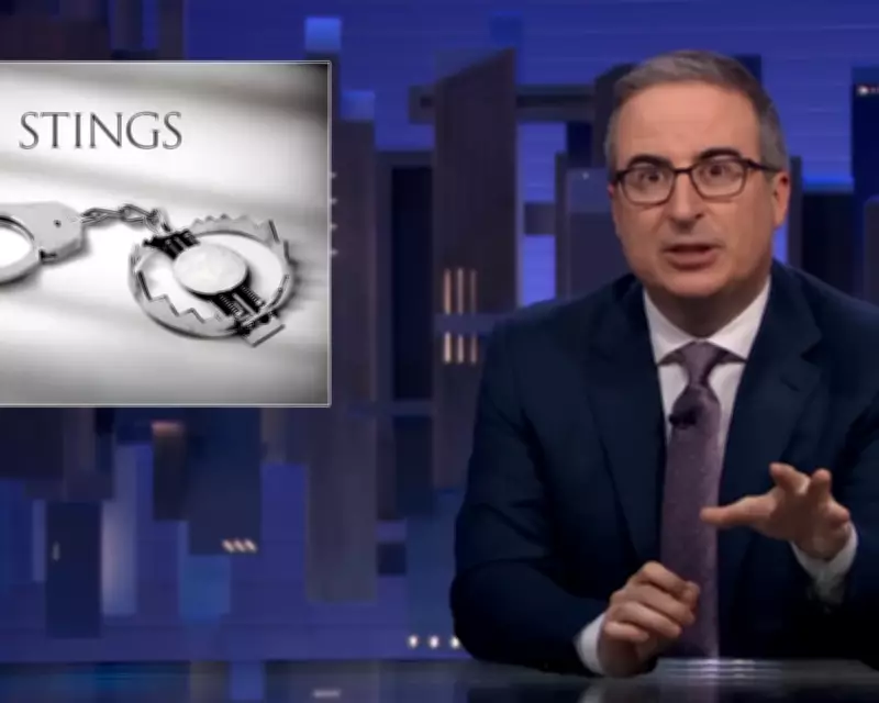 John Oliver Criticizes Police Stings as Harmful and Theatrical