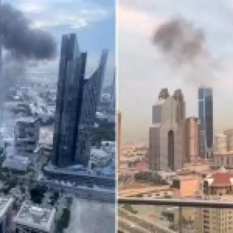 Kamikaze Drone Attack Strikes Dubai's Financial Hub Amid Iran Retaliation
