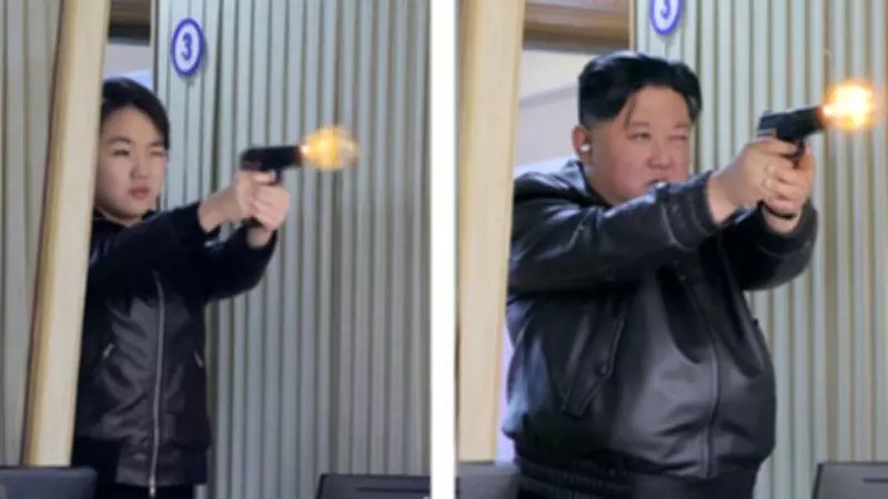 Kim Jong Un and Daughter Fire New Pistol in North Korean Military Modernization Drive