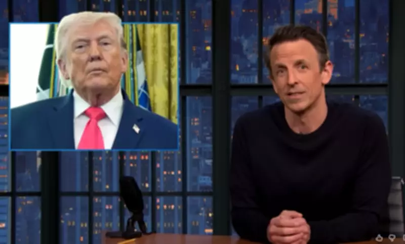 Late-Night Hosts Mock Trump's Iran 'Present' and War Claims