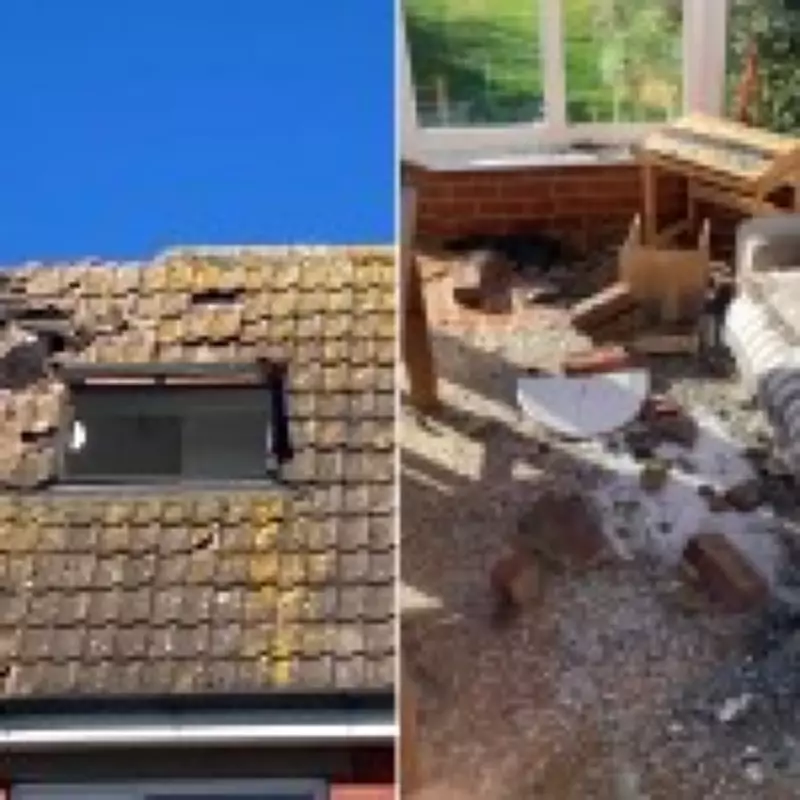 Lightning Strike Blasts 10-Foot Hole in Family Home, Causing £20,000 Damage