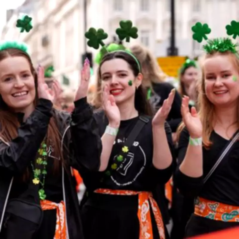 London's St Patrick's Day Parade Draws Thousands to Trafalgar Square