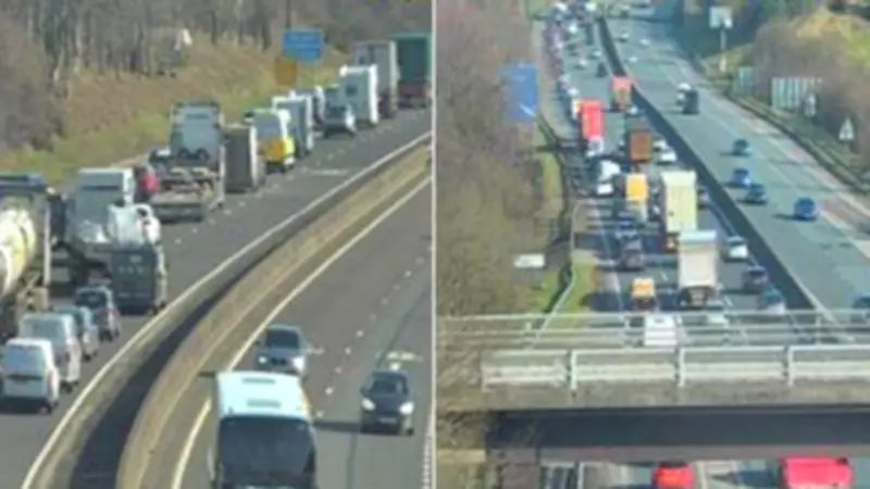 M80 Motorway Shut Down After Crash, 17-Mile Diversions Enforced