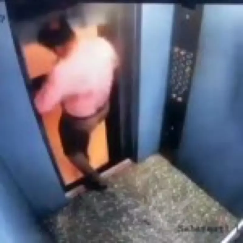 Man Narrowly Escapes Crushing Death in Malfunctioning Elevator in India